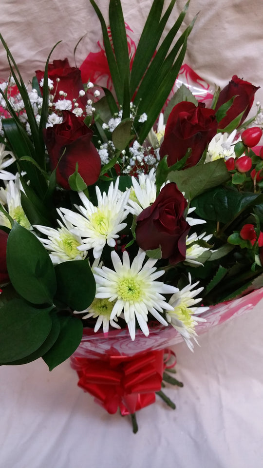 Valentine's  For that Someone Special hand tied Bouquet .