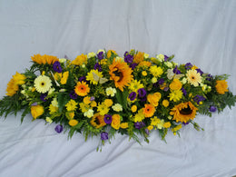Sunflower  casket spray  2ft