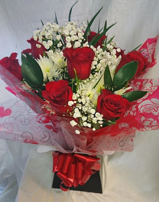 Valentine's Large Aqua Box Bouquet (1)